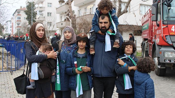 Cumhurbaşkanını görmek için 6 çocuğuyla Fransa’dan geldi